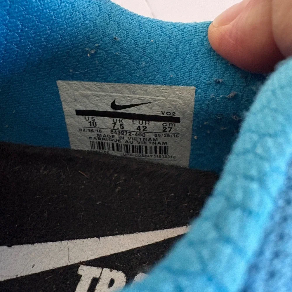Nike Metcon‎ 2 Women Training Shoes Blue Lagoon Volt Size 10